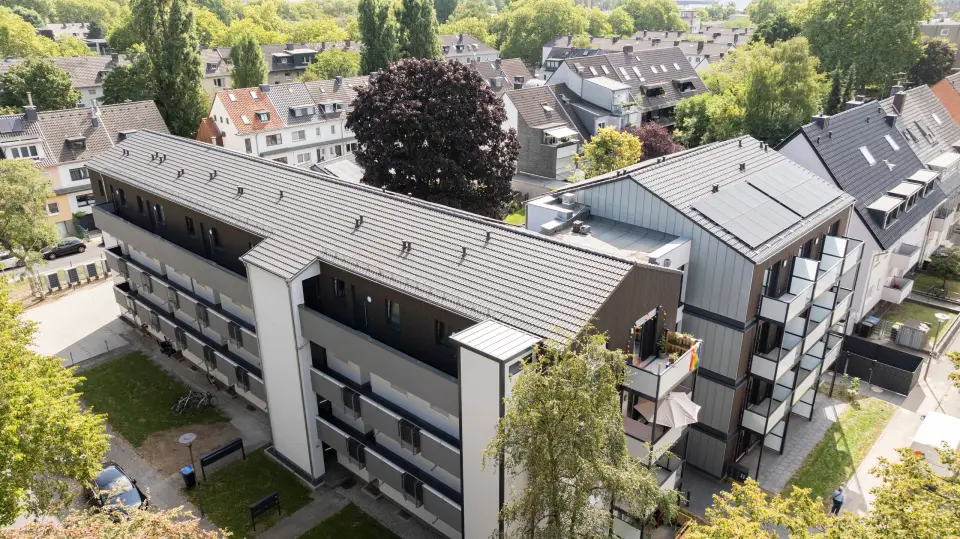 Neubau von nattmann + bruns aus der Luft